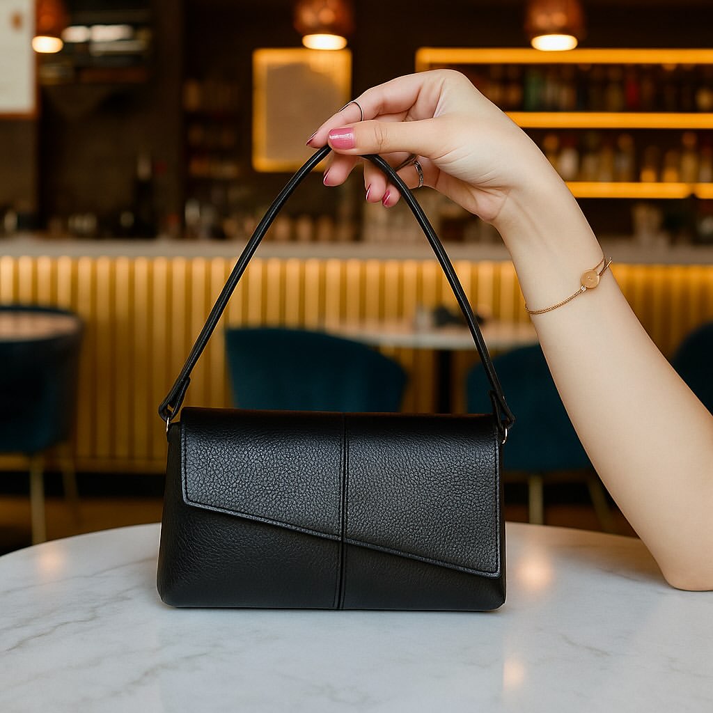 کیف چرم طبیعی گاوی مدل مینیمال