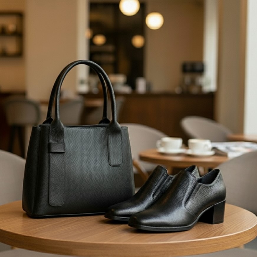 کفش اداری چرم طبیعی مدل ستاره سایز ۳۶ تا ۴۱