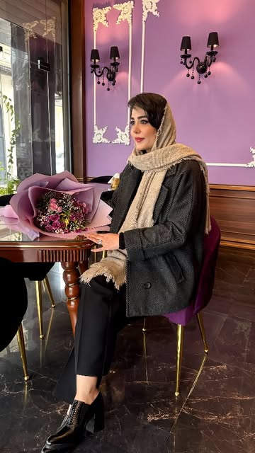 کفش پاشنه دار نهال چرم چهار فصل سایز ۳۶_۴۱